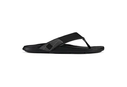 OluKai Herren Sandale Tuahine Schwarz/Grau