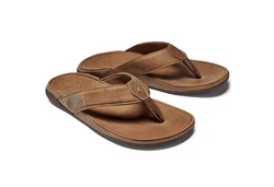 OluKai Herren Sandale Tuahine Beige/Braun