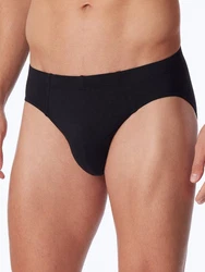 uncover by SCHIESSER Minislip UNCOVER Cotton Schwarz/Dunkelgrau