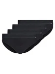 Skiny Slip Herren Brasil Slip Retro Schwarz/Dunkelgrau