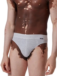 Skiny Slip Herren Brasil Basic Retro (2-St) Grau/Hellgrau/Silber