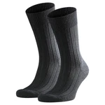 FALKE Kurzsocken 2er Pack - Teppich im Schuh Schwarz/Dunkelgrau/Grau