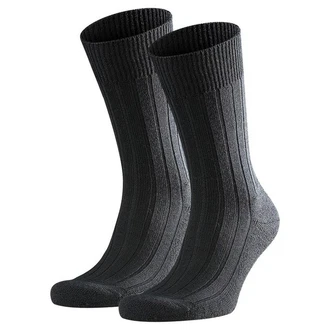 FALKE Kurzsocken 2er Pack - Teppich im Schuh Schwarz/Dunkelgrau/Grau FALKE Kurzsocken 2er Pack - Teppich im Schuh Schwarz/Dunkelgrau/Grau