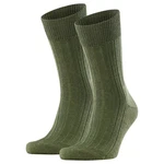 FALKE Kurzsocken 2er Pack - Teppich im Schuh Dunkelgrün/Grün
