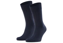 FALKE Kurzsocken 2er Pack - Teppich im Schuh Dunkelblau/Lila/Blau