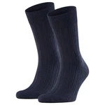 FALKE Kurzsocken 2er Pack - Teppich im Schuh Dunkelblau/Lila/Blau