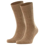 FALKE Kurzsocken 2er Pack - Teppich im Schuh Khaki/Beige/Grau/Braun