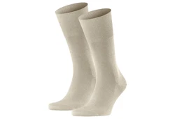 FALKE Kurzsocken Herren Socken 2er Pack Airport Khaki/Weiß/Beige/Braun