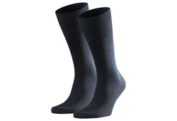 FALKE Kurzsocken Herren Socken 2er Pack Airport Schwarz/Dunkelblau/Blau