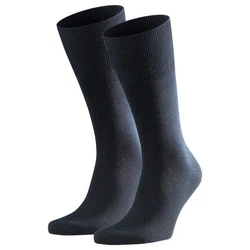 FALKE Kurzsocken Herren Socken 2er Pack Airport Schwarz/Dunkelblau/Blau