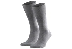 FALKE Kurzsocken Herren Socken 2er Pack Airport Grau/Dunkelgrau