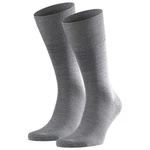 FALKE Kurzsocken Herren Socken 2er Pack Airport Grau/Dunkelgrau