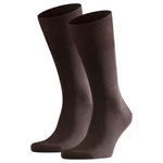FALKE Kurzsocken Herren Socken 2er Pack Airport Dunkelbraun/Grau/Braun FALKE Kurzsocken Herren Socken 2er Pack Airport Dunkelbraun/Grau/Braun