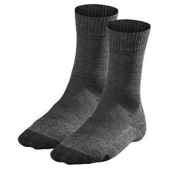 FALKE Kurzsocken Herren Trekking Socken TK2 (2er Pack) Dunkelgrau/Schwarz/Grau FALKE Kurzsocken Herren Trekking Socken TK2 (2er Pack) Dunkelgrau/Schwarz/Grau