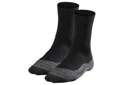 FALKE Kurzsocken Herren Trekking Socken TK2 (2er Pack) Schwarz