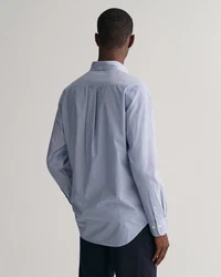 Gant Langarmhemd REG POPLIN BANKER SHIRT blau/college blau