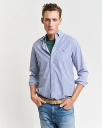 Gant Langarmhemd REG POPLIN BANKER SHIRT blau/college blau