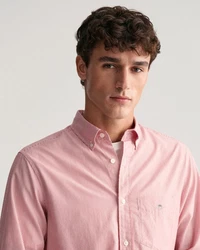 Gant Langarmhemd REG POPLIN BANKER SHIRT Rosa/Rot