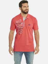 Jan Vanderstorm Poloshirt JANO Rot/Rosa