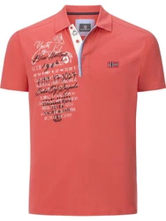 Jan Vanderstorm Poloshirt JANO Rot/Rosa