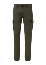 s.Oliver Hose Dunkelgrün/Khaki