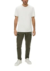 s.Oliver Hose Dunkelgrün/Khaki