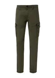 s.Oliver Hose Dunkelgrün/Khaki