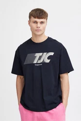 TheJoggConcept T-Shirt JCMMSILAS LOGO TSHIRT Dunkelblau