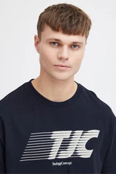 TheJoggConcept T-Shirt JCMMSILAS LOGO TSHIRT Dunkelblau