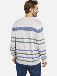 Babista Strickpullover AVENELLO mit Querstreifen beige