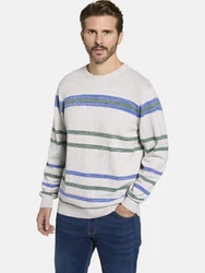 Babista Strickpullover AVENELLO mit Querstreifen beige