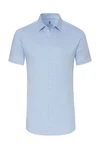 DESOTO Kurzarmhemd Hellblau/Blau