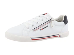 Romika Softrelax Halbschuh Schnürschuh Weiß/Creme/Dunkelblau/Rot