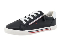 Romika Softrelax Halbschuh Schnürschuh Dunkelblau/Schwarz/Hellblau
