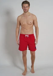 CECEBA Badeshorts Authentic Beachwear Rot/Dunkelrot