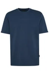 bugatti T-Shirt mit Print Dunkelblau/Blau