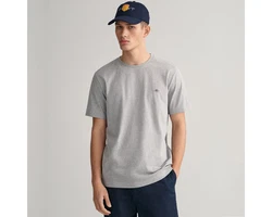 GANT Herren T-Shirt REG ARCHIVE SHIELD EMB grau