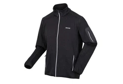 Regatta Strickfleecejacke Newhill Schwarz/Dunkelblau/Dunkelgrau