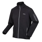 Regatta Strickfleecejacke Newhill Schwarz/Dunkelblau/Dunkelgrau