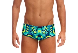 Funky Trunks Sidewinder Trunk Cirque du Swim Badehose Grün/Blau/Türkis