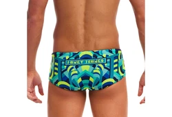 Funky Trunks Sidewinder Trunk Cirque du Swim Badehose Grün/Blau/Türkis