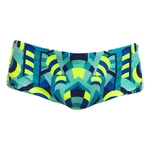Funky Trunks Sidewinder Trunk Cirque du Swim Badehose Grün/Blau/Türkis