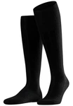 FALKE Fuballstutzen No. 4 Pure Silk Schwarz