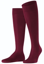 FALKE Fuballstutzen No. 4 Pure Silk Dunkelrot/Bordeaux/Lila