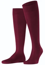 FALKE Fuballstutzen No. 4 Pure Silk Dunkelrot/Bordeaux/Lila