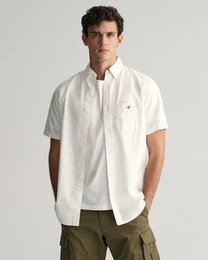 Kurzarmhemd REG OXFORD SHIRT -Stickerei