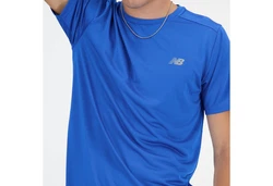 New Balance Laufshirt MENS RUNNING SS TOP Blau/Hellblau