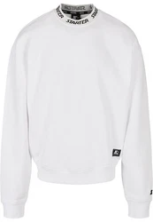 Starter Black Label Pullover Jaquard Rib Crewneck (1-tlg) schwarz