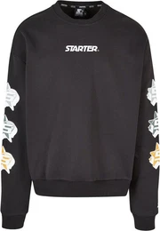 Rundhalspullover Herren Starter Star Sleeve Crewneck (1-tlg)
