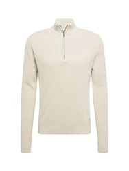 Blend Strickpullover mit halbem Reißverschluss BHCodford 4482 Beige (4482)